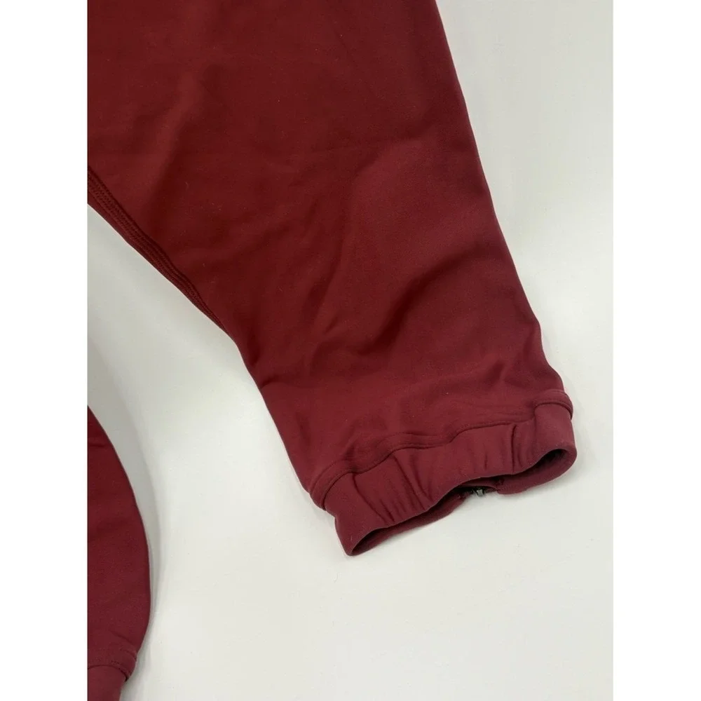 Lululemon Adapted State Tech Fleece Joggers Red Merlot Size 0 NWOT